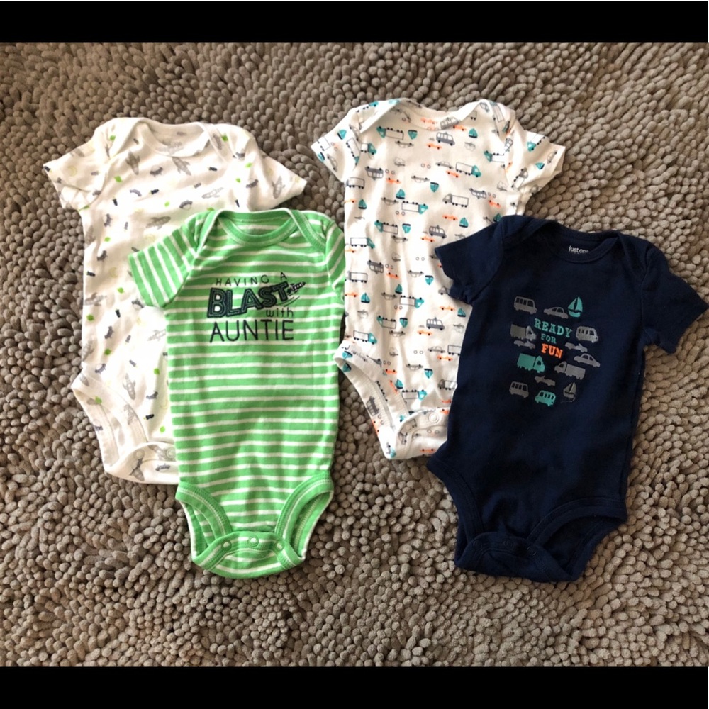 4pc onesies Just One You By Carter’s